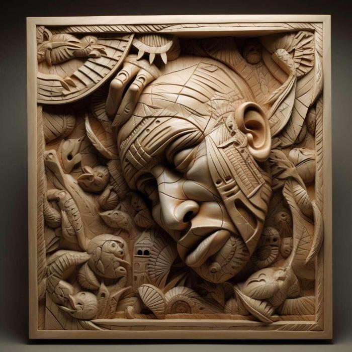 نموذج ثلاثي الأبعاد لآلة CNC 3D Art 